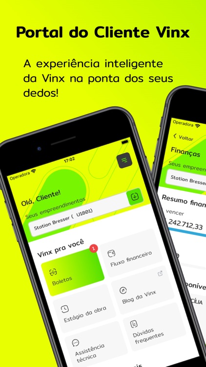 Portal do Cliente Vinx