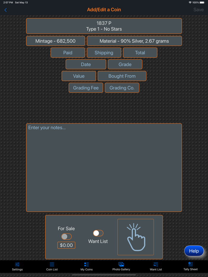 Seated Liberty Dime Collection