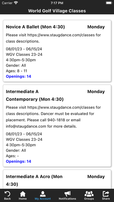 St. Augustine Dance Academy Screenshot