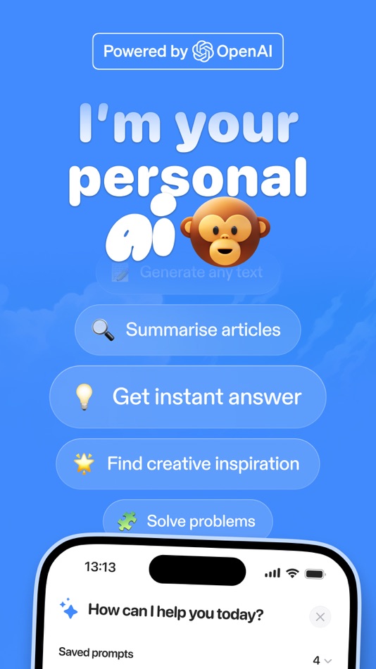 #1. Chat Munky - AI Bot Assistant (iOS) Με: Tsimafei Harbakon