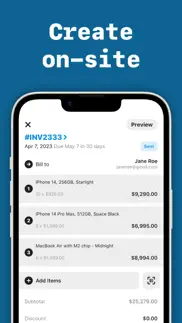 tiny invoice: an invoice maker iphone screenshot 2