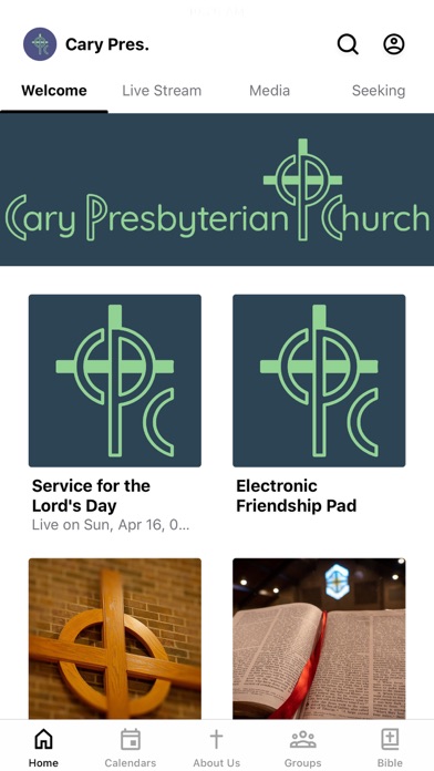 Cary Presbyterian Church Screenshot