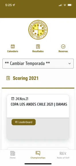 Game screenshot Federación Sudamericana Golf hack