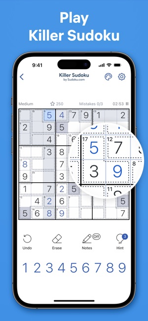 Killer Sudoku por Sudoku.com – Apps no Google Play