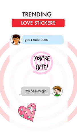 Love Stickers for iMessage!!のおすすめ画像3