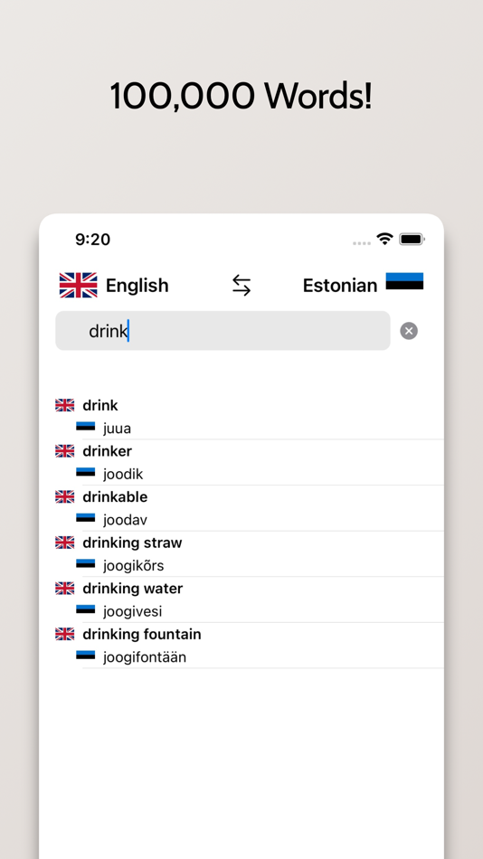 #3. Estonian-English Dictionary (iOS) Podle: FB PUBLISHING LLC