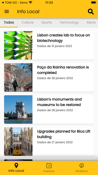 TOMI Go - Lisboa Screenshot