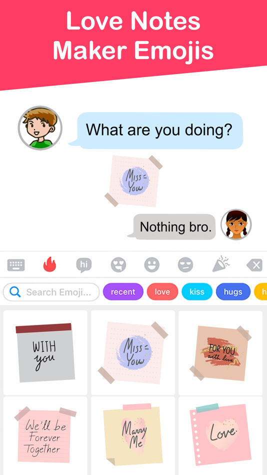 Love Notes Maker Emojis - 1.2 - (iOS)