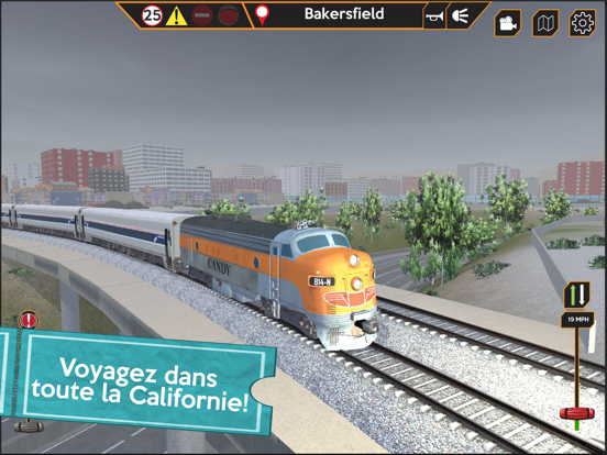 Screenshot #5 pour Train Ride Simulator: Railway