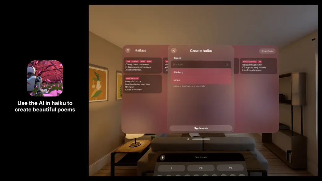 AI generated haikus - HeyAIku screenshot 1