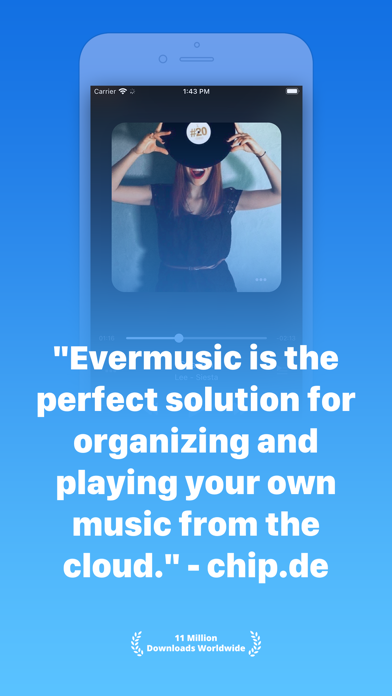 Evermusic: cloud music player Screenshot