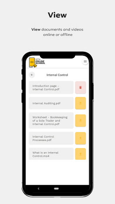 MTN Online School Screenshot