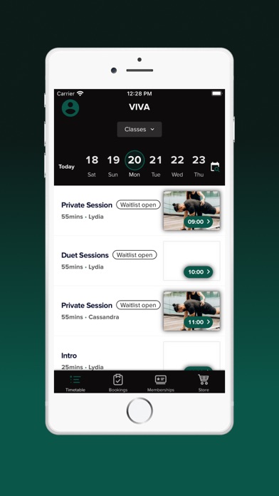 VIVA Fitness & Wellness Screenshot
