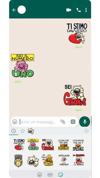 Stickers Amici Cucciolotti Screenshot