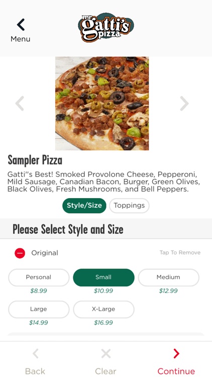 Gatti's Pizza screenshot-4