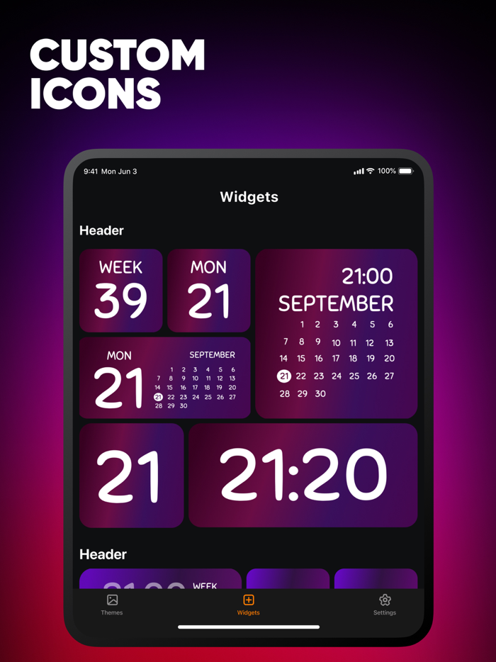 ThemeOn・widgets icons changer