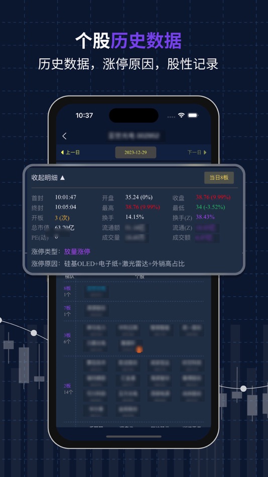 #5. 复盘盒子-超短打板好帮手 (iOS) Podle: Wuxi Nighost Network Technology,.Ltd