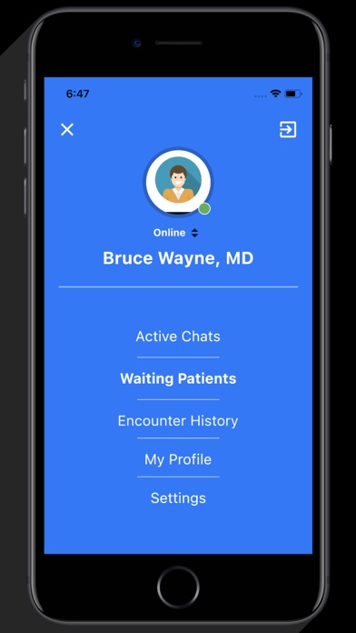 Enfocus Health Provider Chat Screenshot