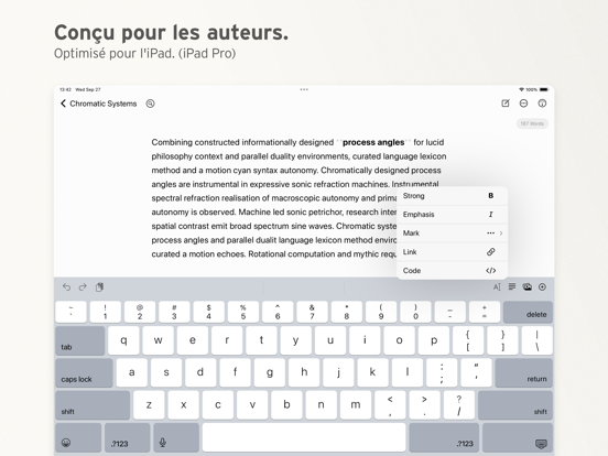 Screenshot #5 pour Ulysses: App d'écriture