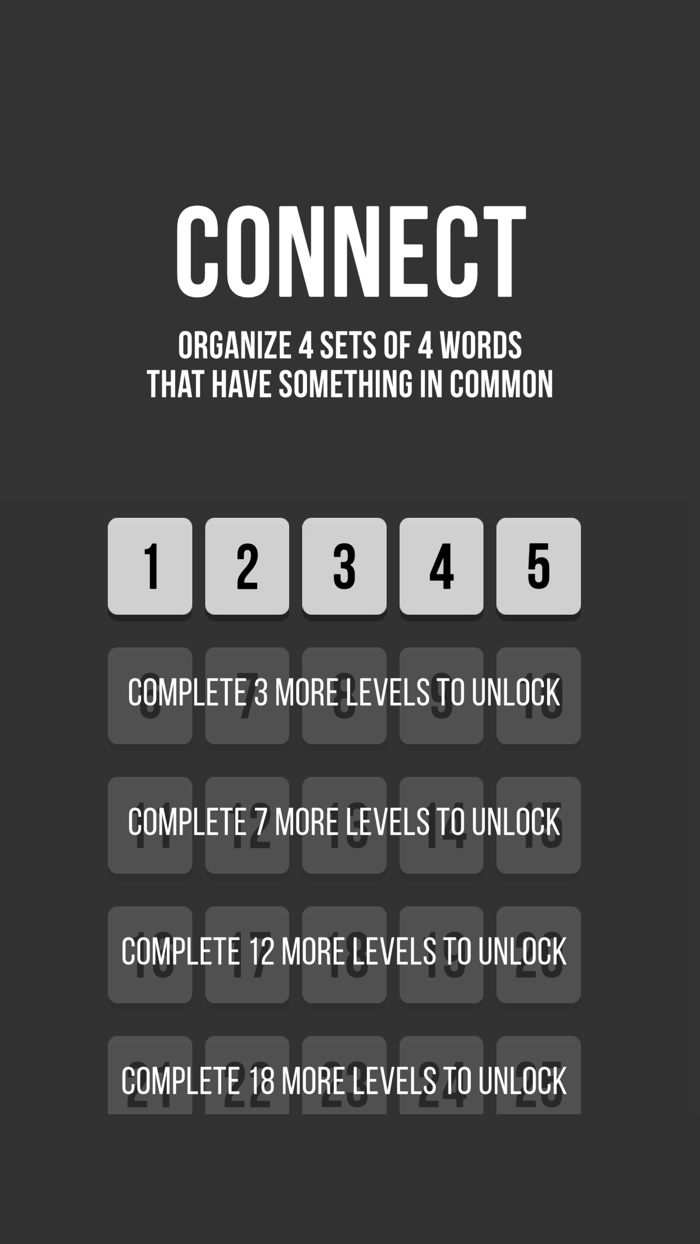 ConnectWords - Matching Game