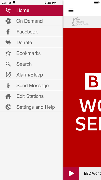 Alabama Public Radio Screenshot