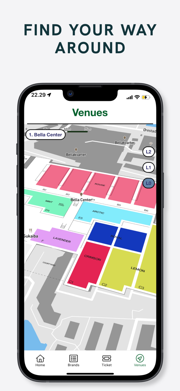 CIFF – Ticket Brandlist and Map