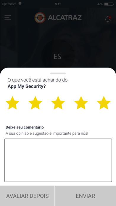 Alcatraz Segurança Screenshot