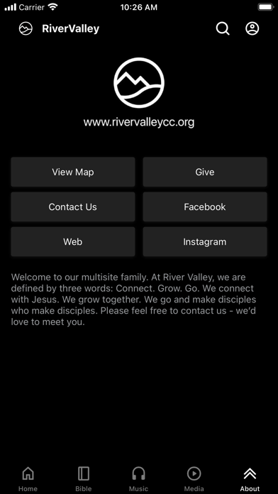 River Valley Church OR Screenshot