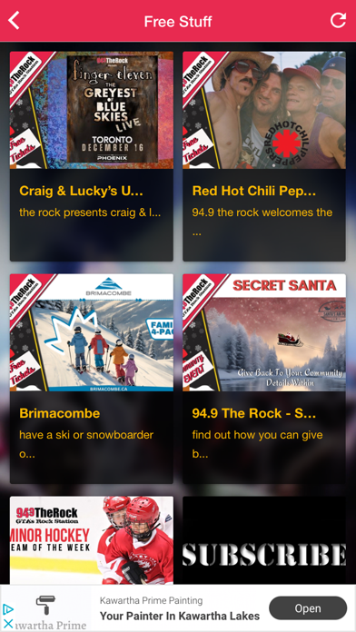 94.9 The Rock Screenshot