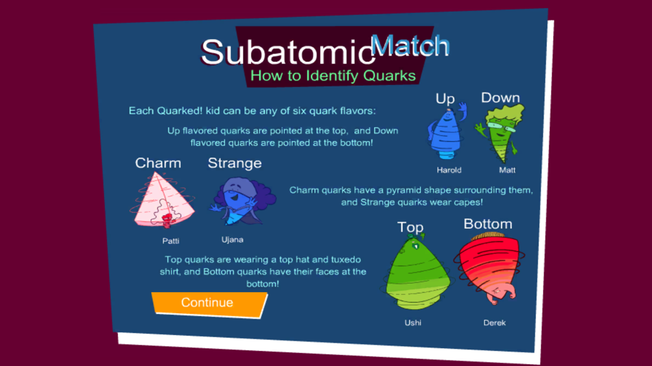 #1. Quarked! Subatomic Match (iOS) โดย: The University of Kansas