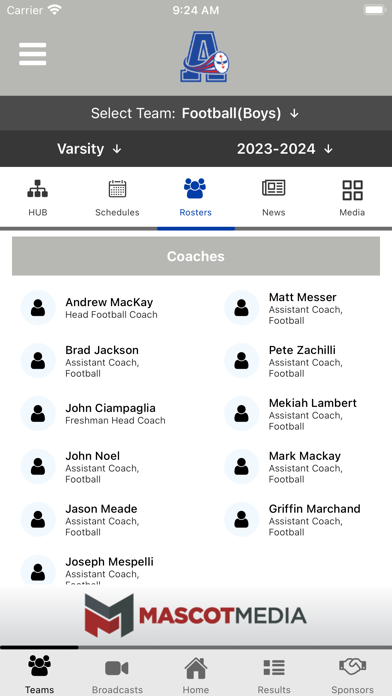 Ashland Clockers Athletics Screenshot