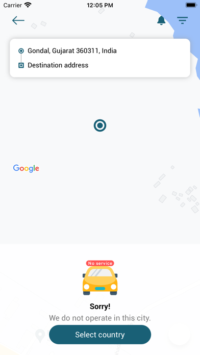ridexe user Screenshot