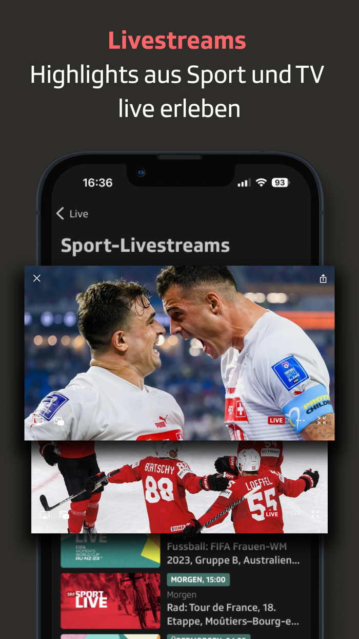 Play SRF Streaming TV and Radio