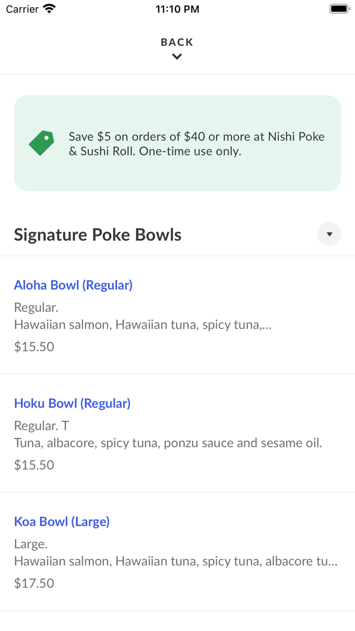 Nishi Poke and Ramen Bistro