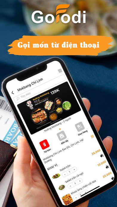 Gofodi - G?i món t? ?i?n tho?i Screenshot