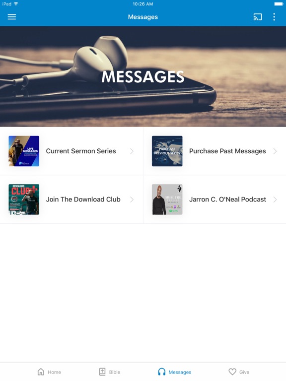 The Fountain Church App iPad screenshot 2 - Lifestyle app