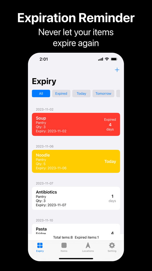 #2. ExpiryDay - Expiry Tracker (macOS) 由: Irvinesoft Inc