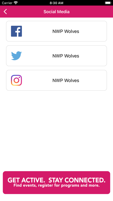 NWP Sport and Fitness Screenshot