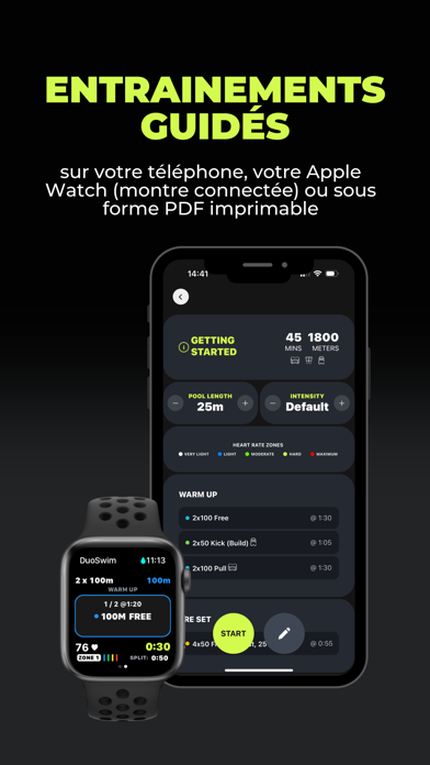 Screenshot #2 pour DuoSwim : App de Natation