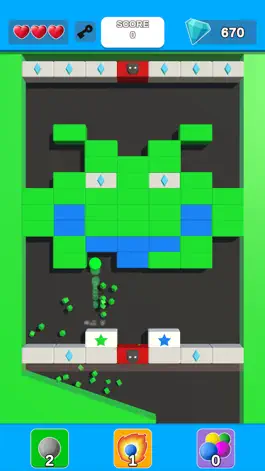 Game screenshot Diamond Brickout 3D hack
