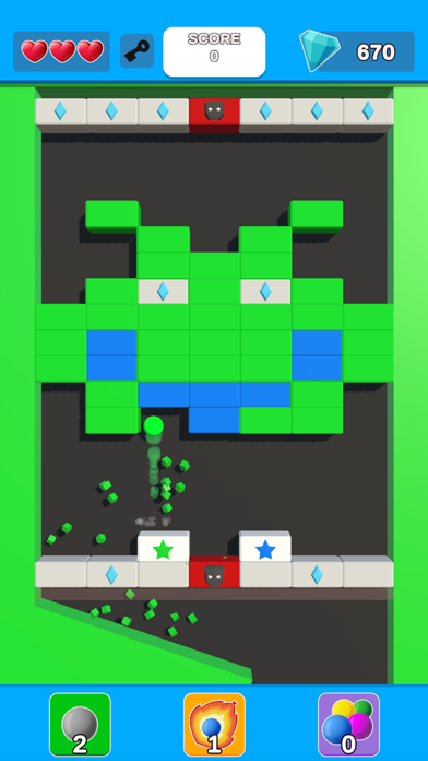 Diamond Brickout 3D Screenshot