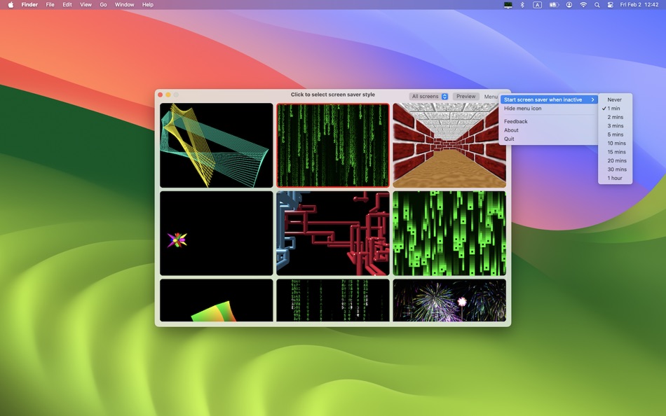 #1. Cool ScreenSaver (macOS) 由: 洁 高