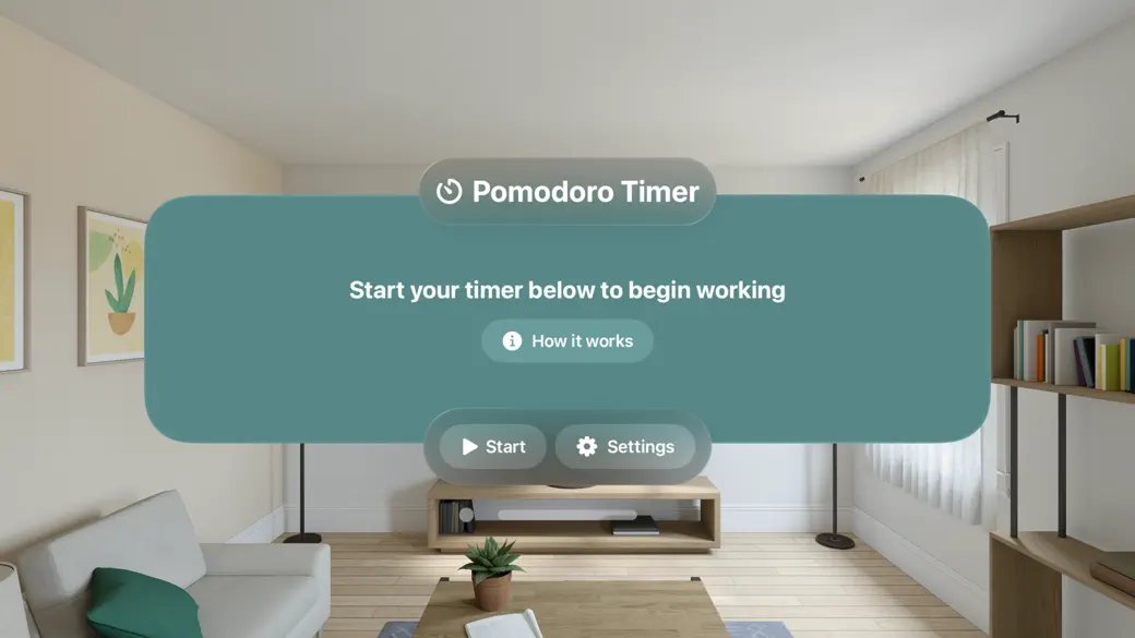 Pomodoro Spatial Timer screenshot 3
