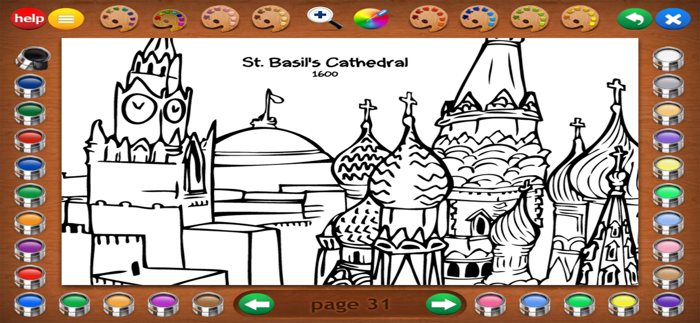 World History Coloring Book