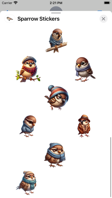 Sparrow Stickers