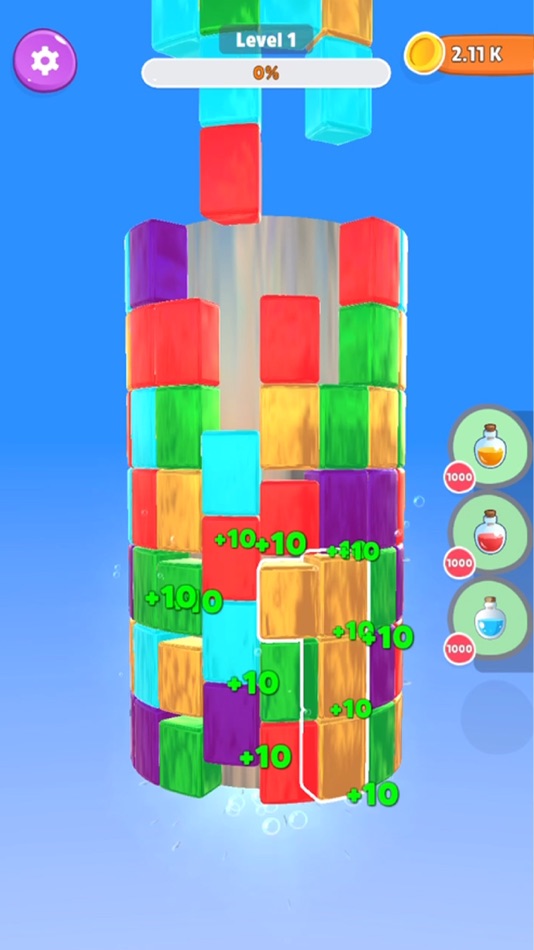 #1. Popping Cubes! (iOS) 由: Nebih Basaran