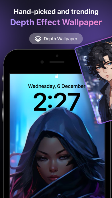 Anime wallpaper depth effect Screenshot