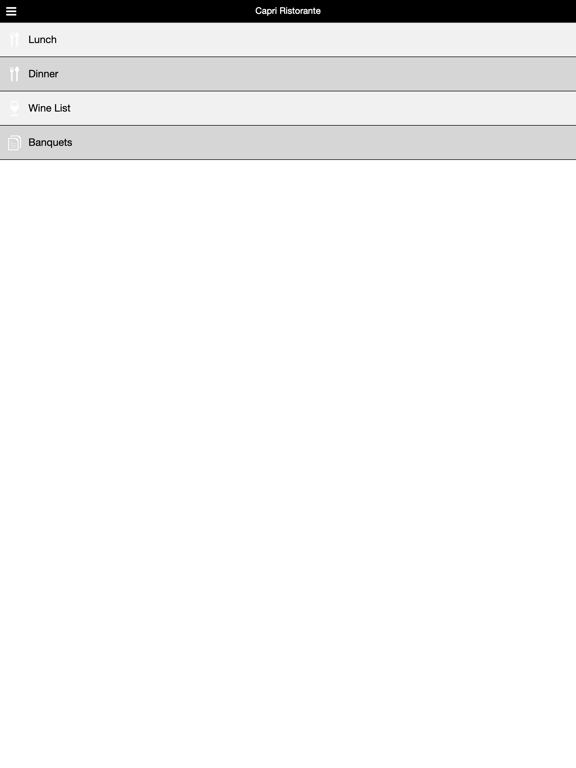 Capri By Gigi iPad screenshot 5 - Food & Drink app