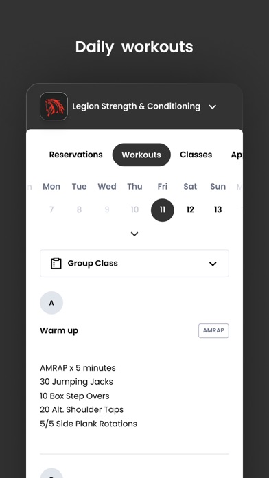 Legion Strength & Conditioning Screenshot