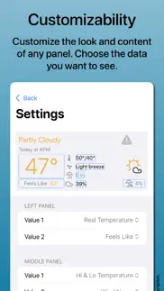 cartoon weather iphone screenshot 4